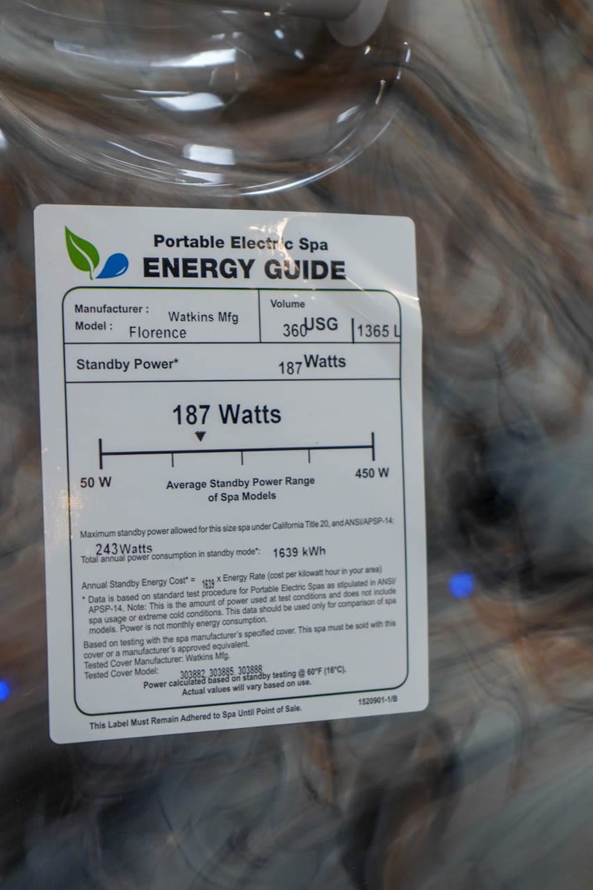 How much energy does it take to run a hot tub, The Spa and Sauna Co