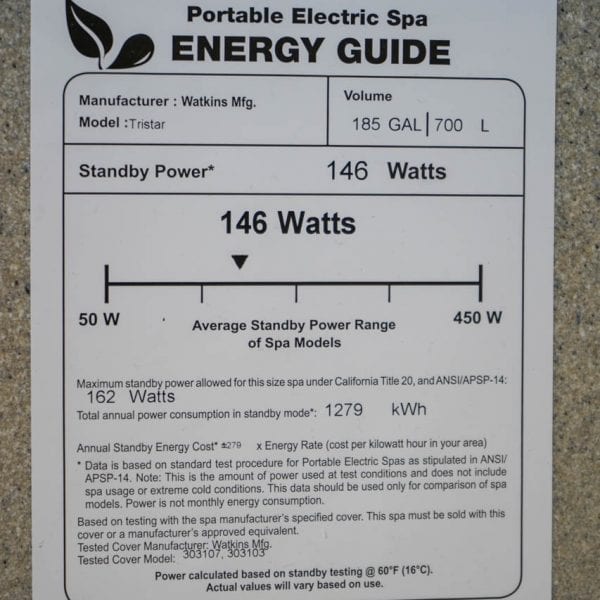 How much energy does it take to run a hot tub, The Spa and Sauna Co
