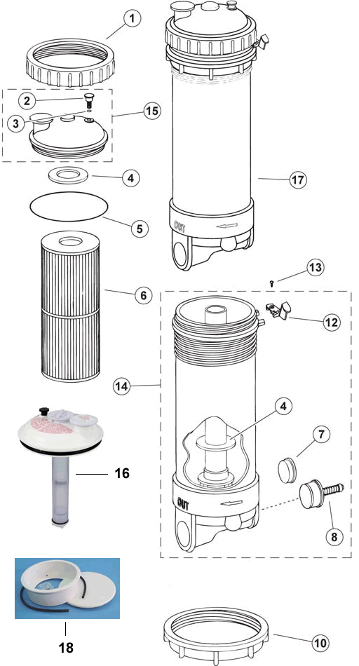 Rainbow Dynamic Filters Spa Care