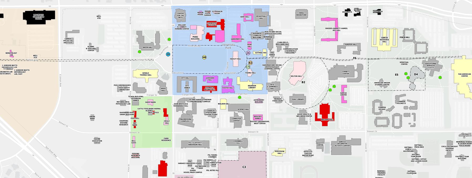 Custom Interactive Maps New Mexico State University BE BOLD. Shape