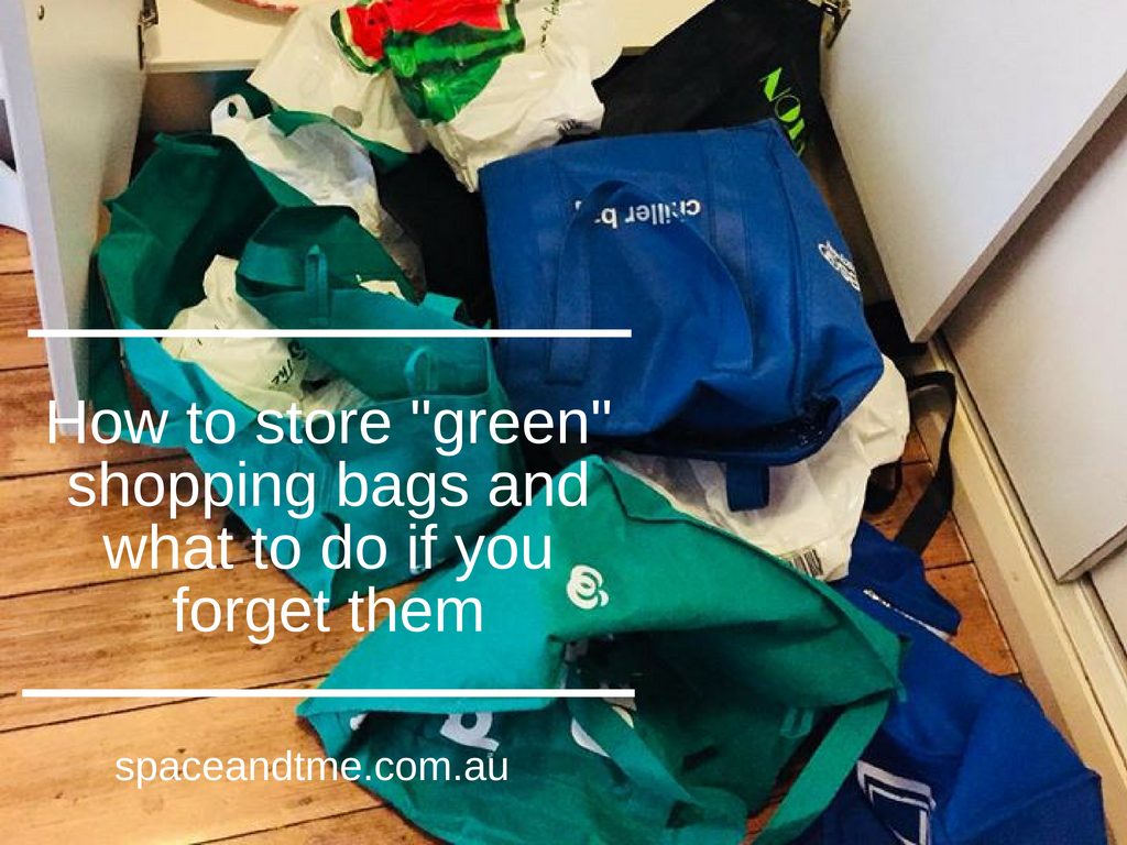 How to store "green" shopping bags and what to do if you them