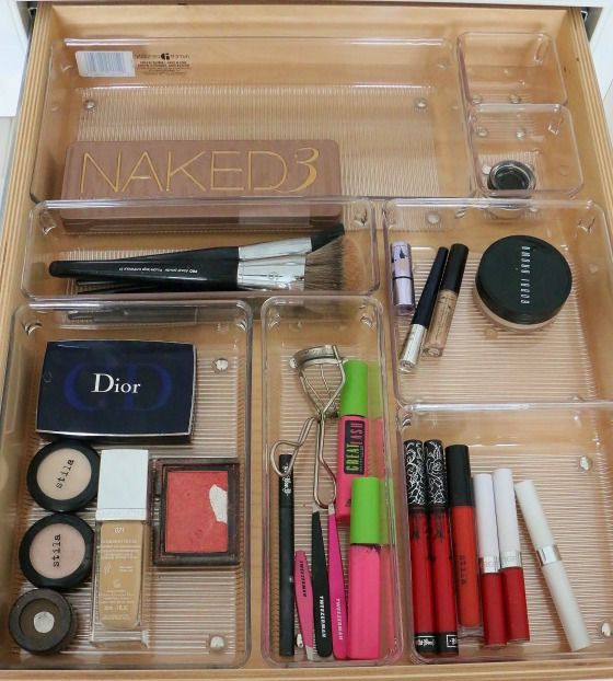 makeup storage dividers Professional Organiser Melbourne Space and Time