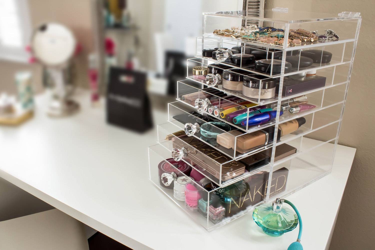 makeup storage drawers Professional Organiser Melbourne Space and Time