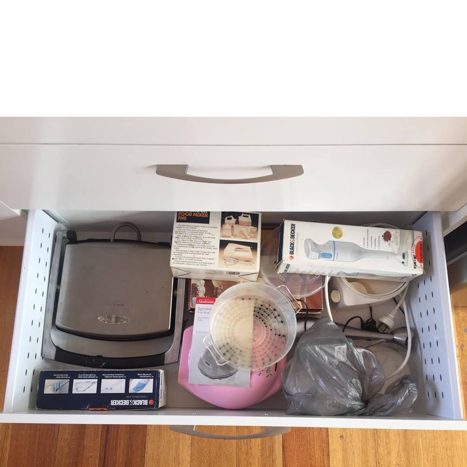 small appliance drawer Professional Organiser Melbourne Space and Time