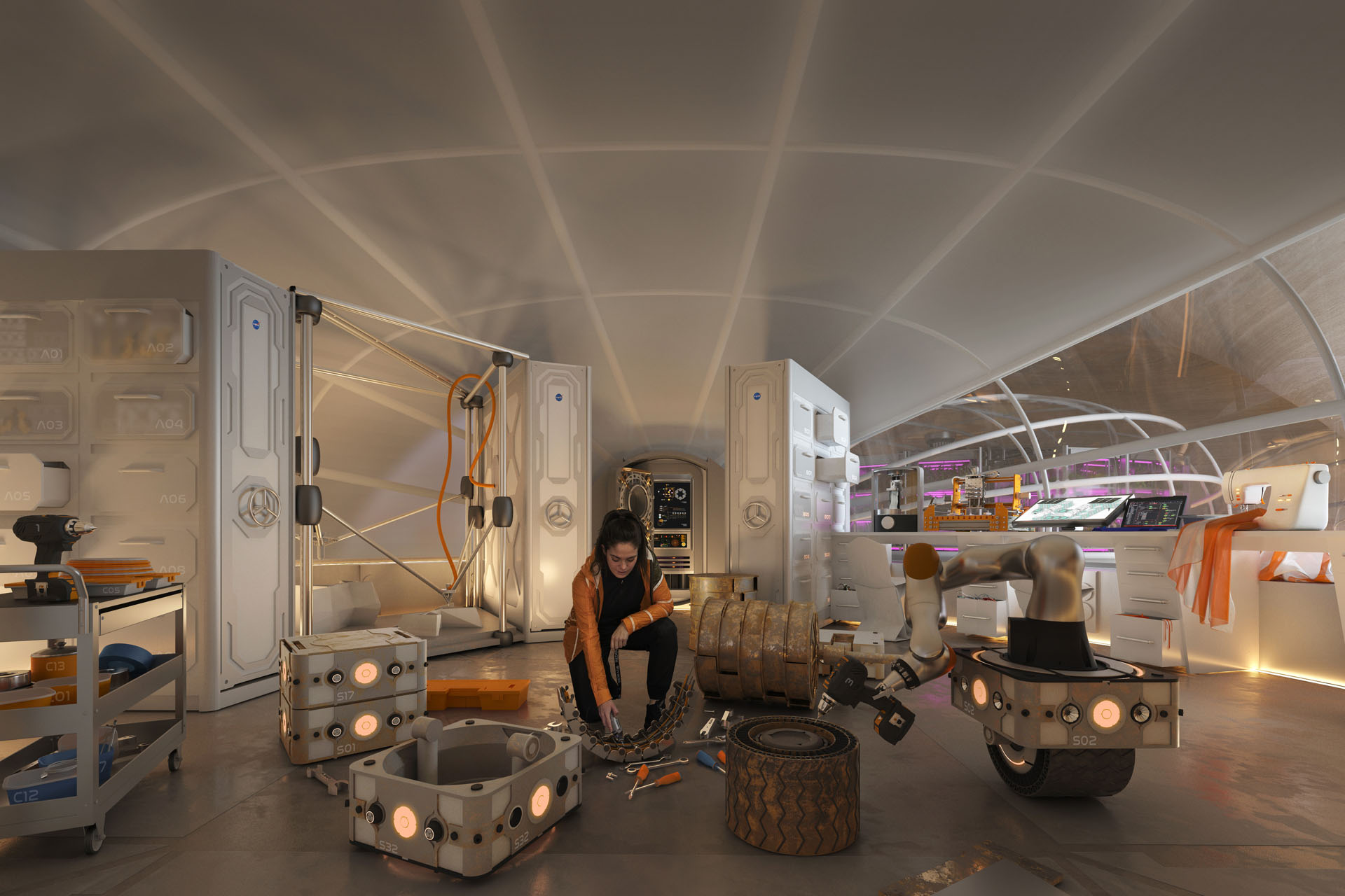 3D printed Mars Habitat (3rd phase of NASA’s Centennial Challenge