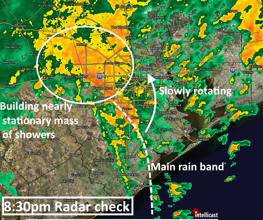 Another very wet night on tap for Houston Space City Weather