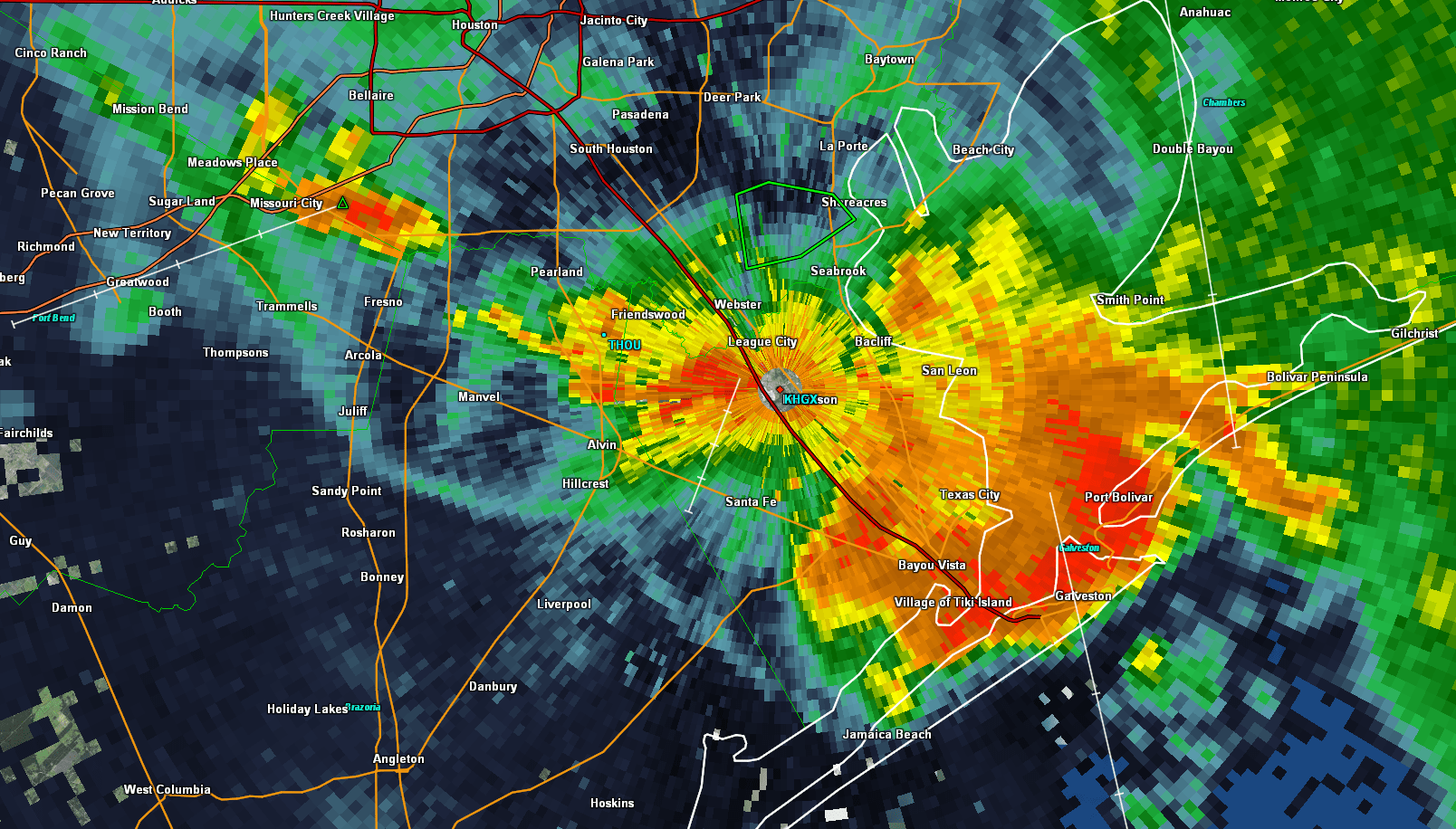 First round of storms ending southeast of Houston Space City Weather