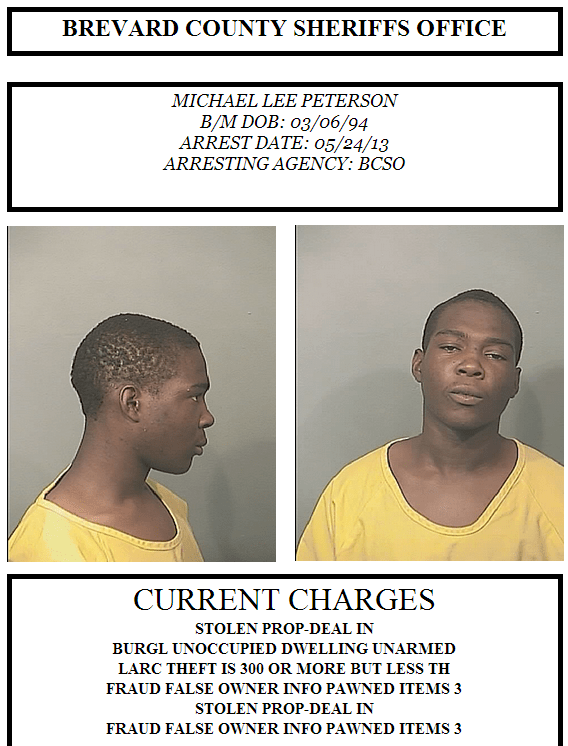 Arrests In Brevard County For May 25, 2013 Space Coast Daily