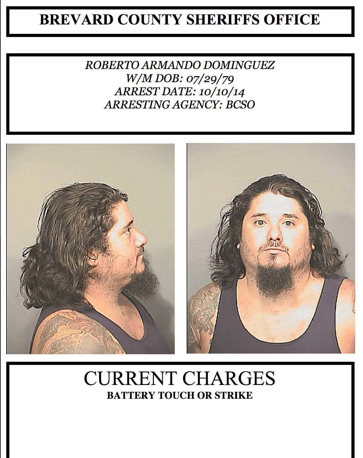 Arrests In Brevard County Oct. 10, 2014