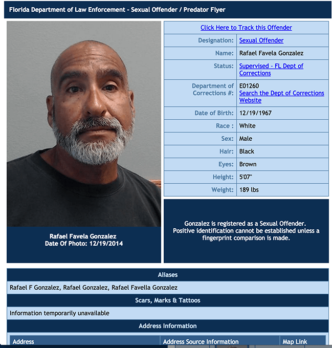 Registered Sex Offenders: South Beaches - Space Coast Daily
