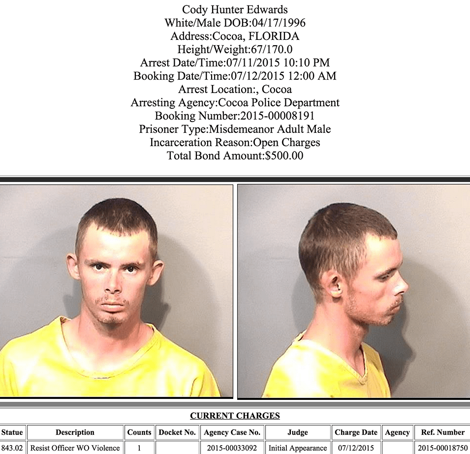 Arrests In Brevard County July 13, 2015 Space Coast Daily