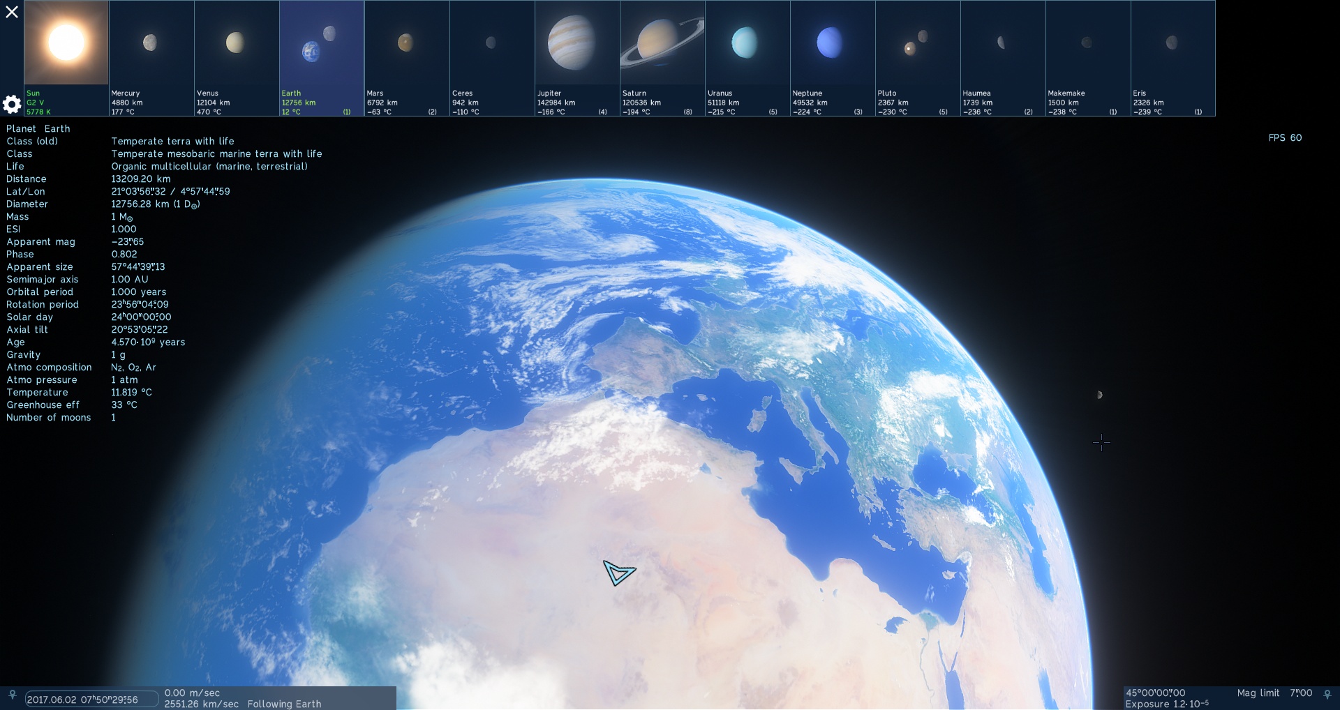 New classification Space Engine