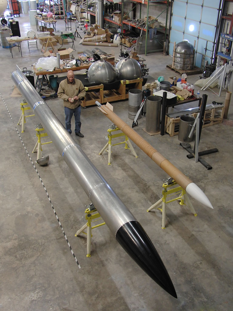 Armadillo Aerospace Developing a Tube Rocket International Space