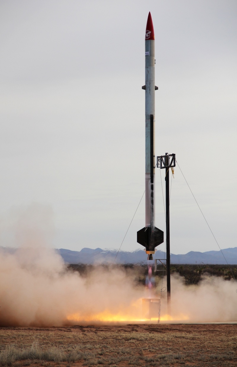 Armadillo Aerospace launches their third "STIGA" rocket from Spaceport
