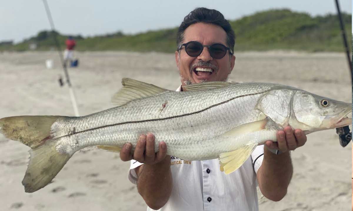 Epic Conditions for Hooking A Snook in the Surf Surf Fishing Report