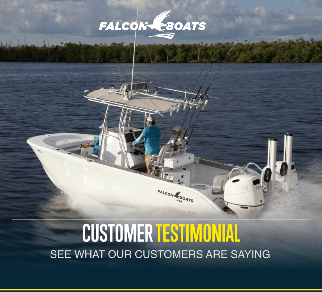Falcon Boats Testimonial SpaceFish