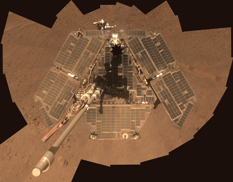 With memory restored, Opportunity rover completes marathon on Mars