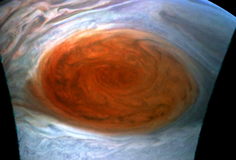 First images of Jupiter’s Great Red Spot reach Earth Spaceflight Now