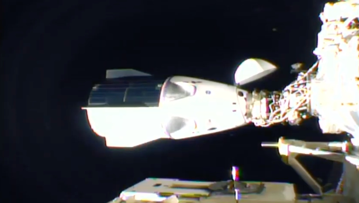 Crew Dragon docking gives space station its first longterm crew of