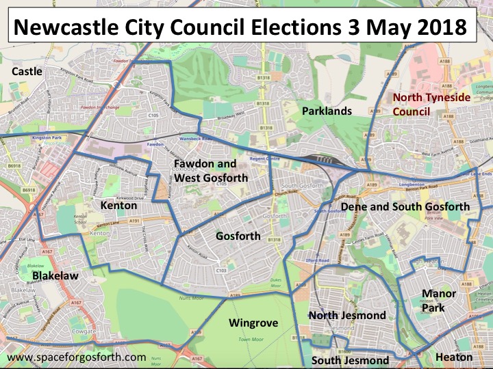 Newcastle City Council Elections 3 May 2018 SPACE for Gosforth