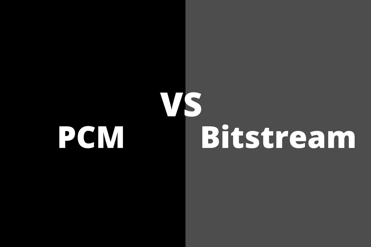 PCM vs bitstream which audio decoding has better sound? Spacehop