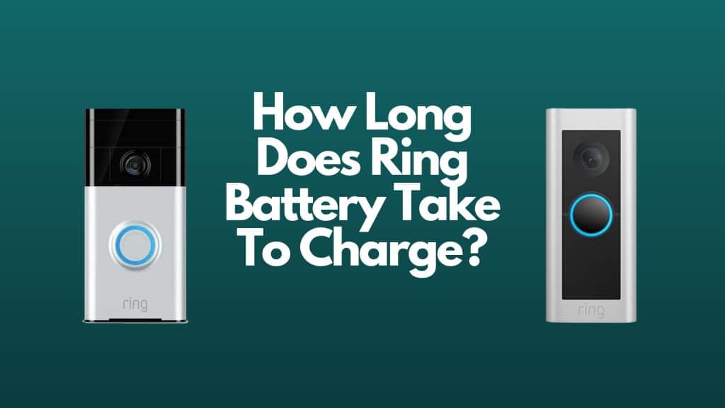 How long does it take to charge a ring battery? Spacehop