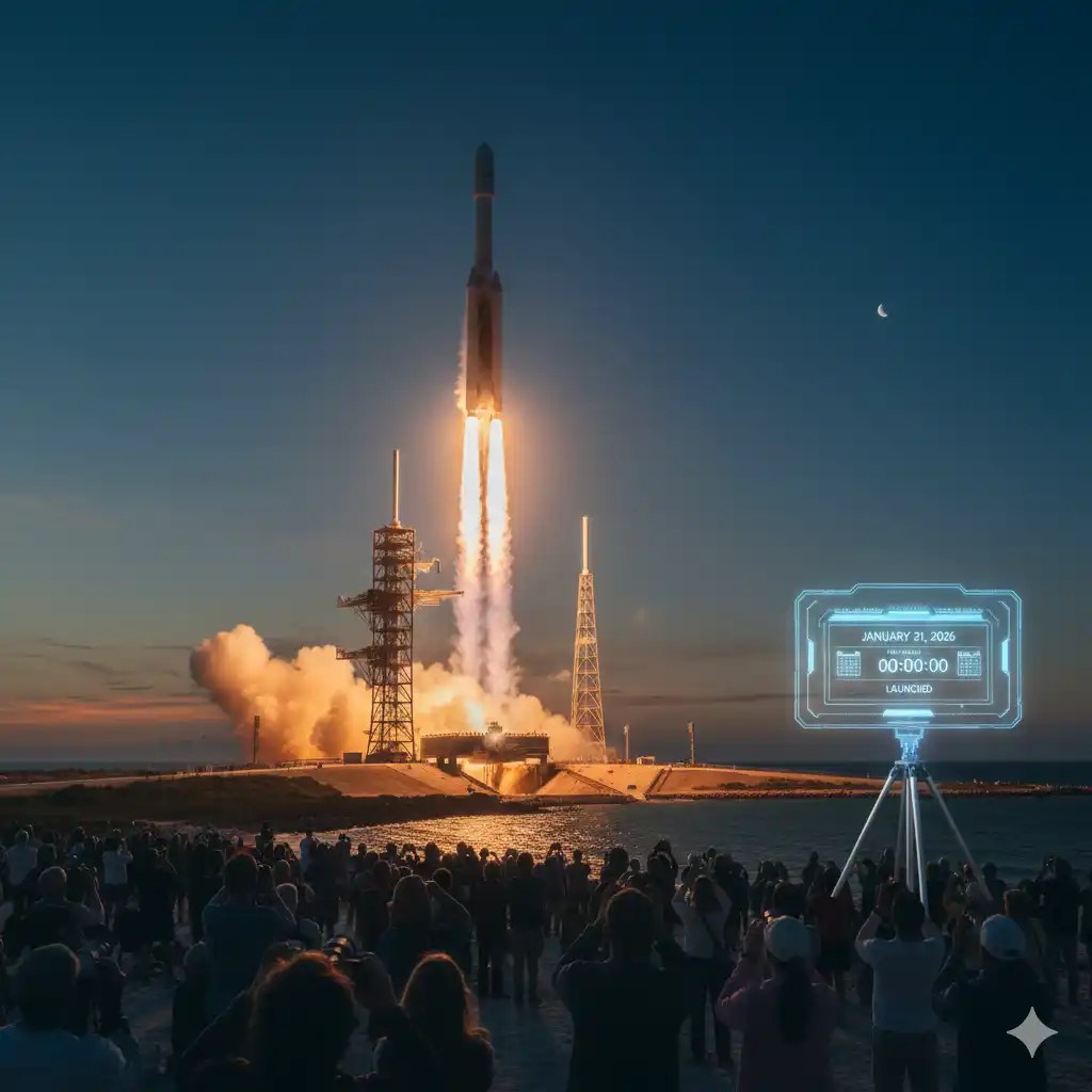 SpaceX Launch Tracker - Live Countdown to Next Rocket Launch