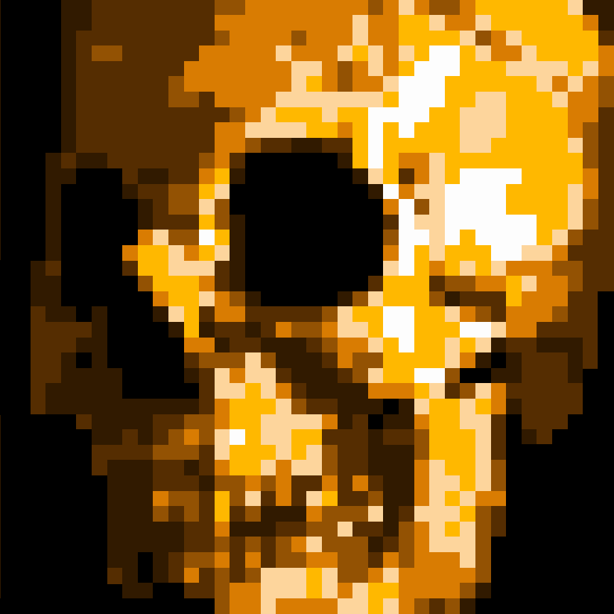 161. Latch Hook Skull