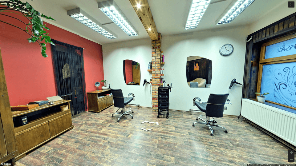 Zakład Fryzjerski WIRTUALNE SPACERY PRO