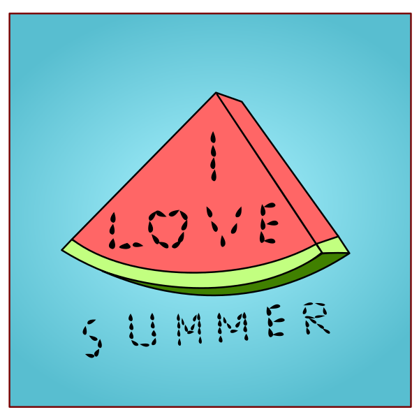 I Love Summer Poster Clip Art Image ClipSafari