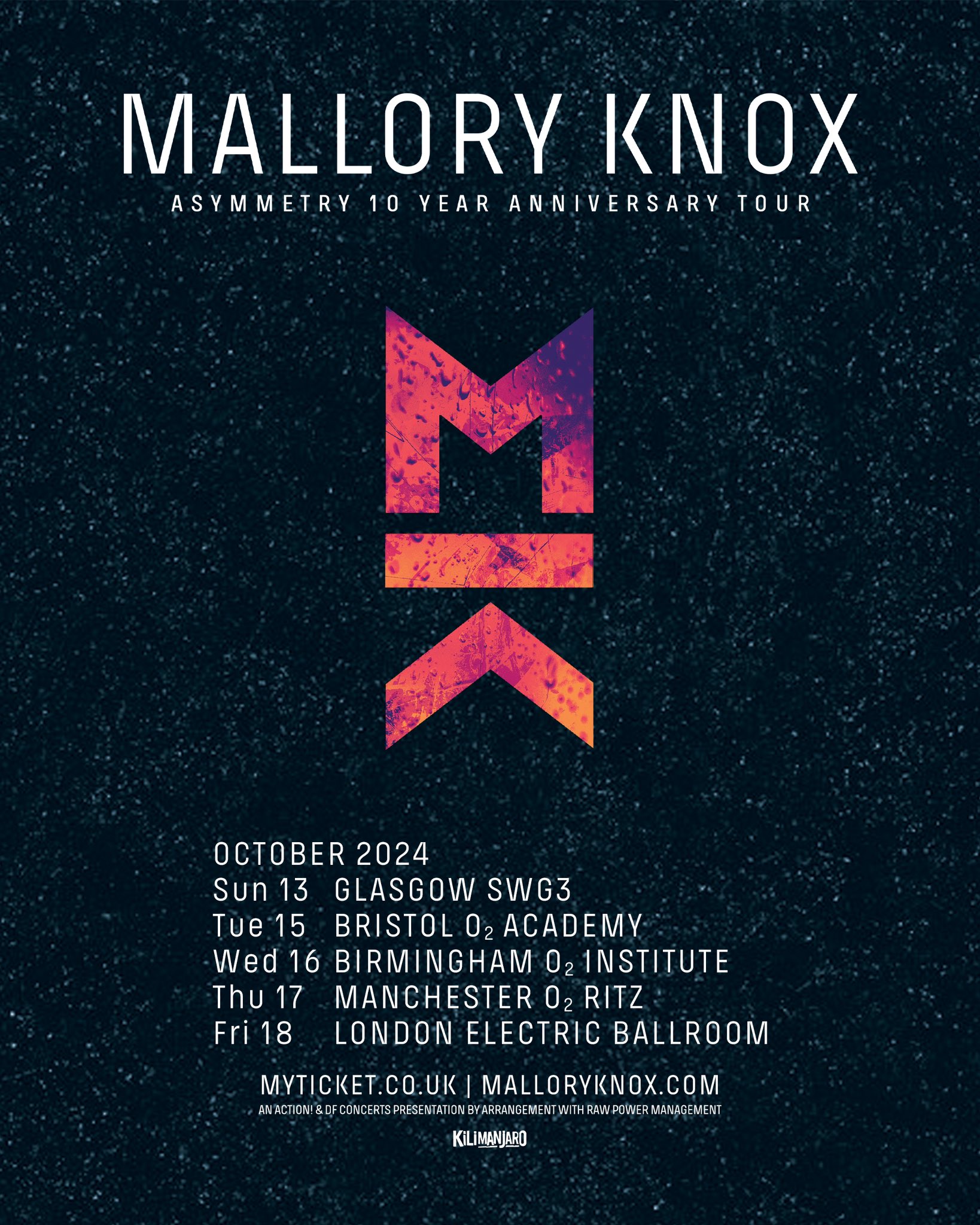 Mallory Knox Announce Tenth Anniversary ‘Asymmetry’ Tour