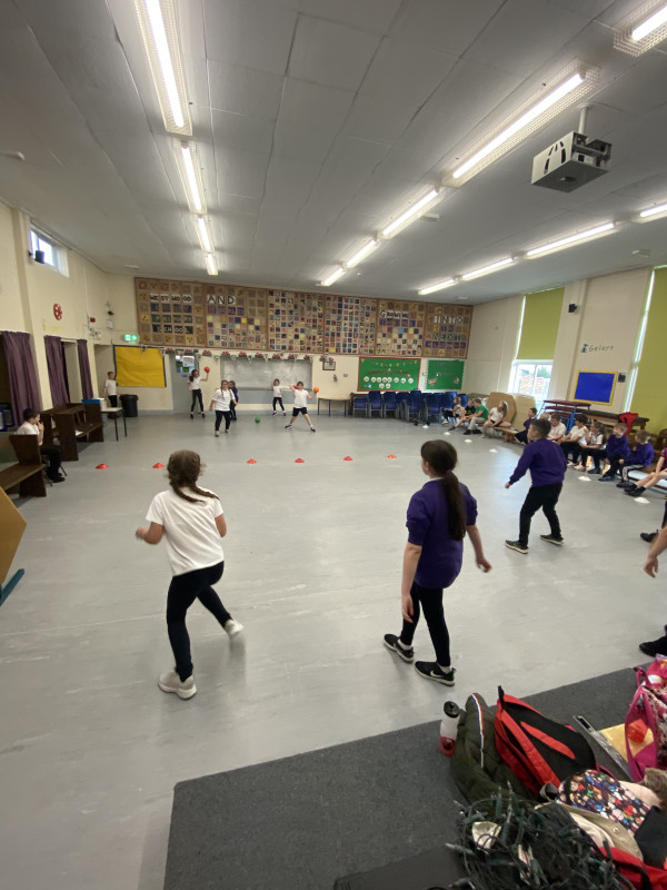 Westwood Primary School Dodgeball Fun