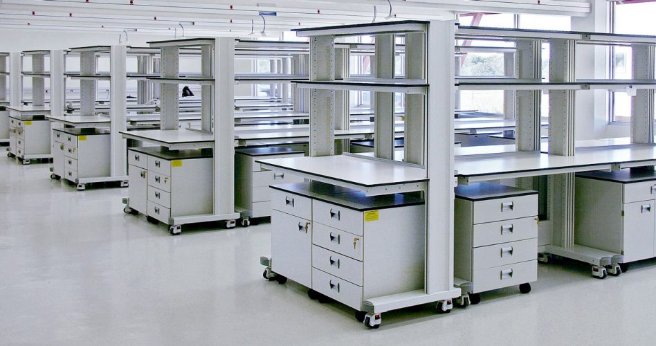 How Laboratory Benchtop Shelving Help in Organising Lab Space Westlab