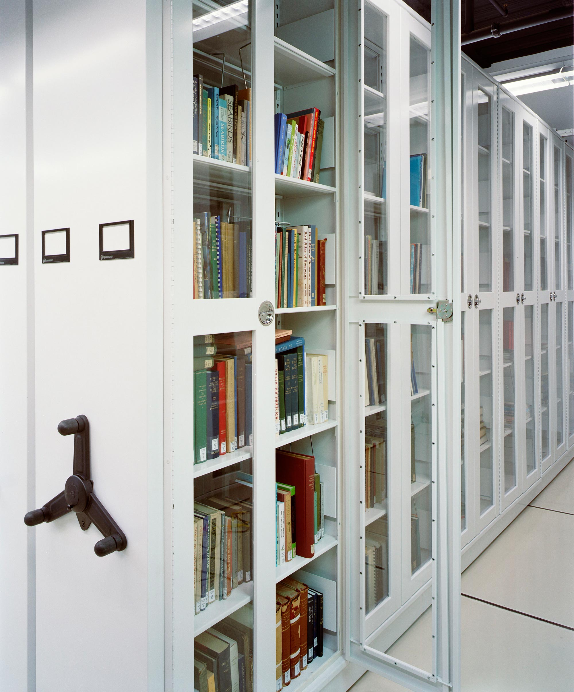 Archival book storage in museum Spacesaver Intermountain