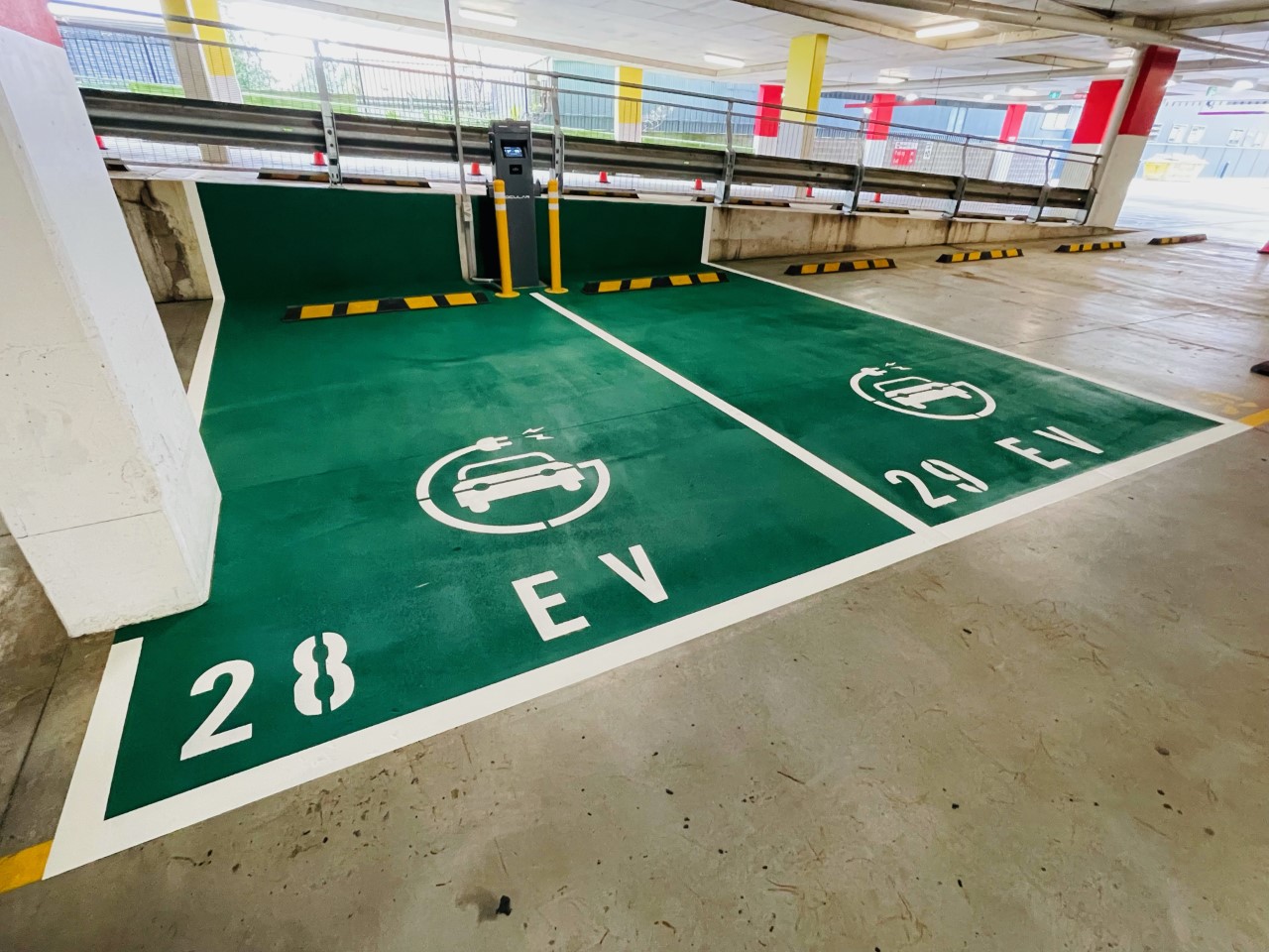 Sydney Airport EV Charging Stations Secure Parking EV Charging