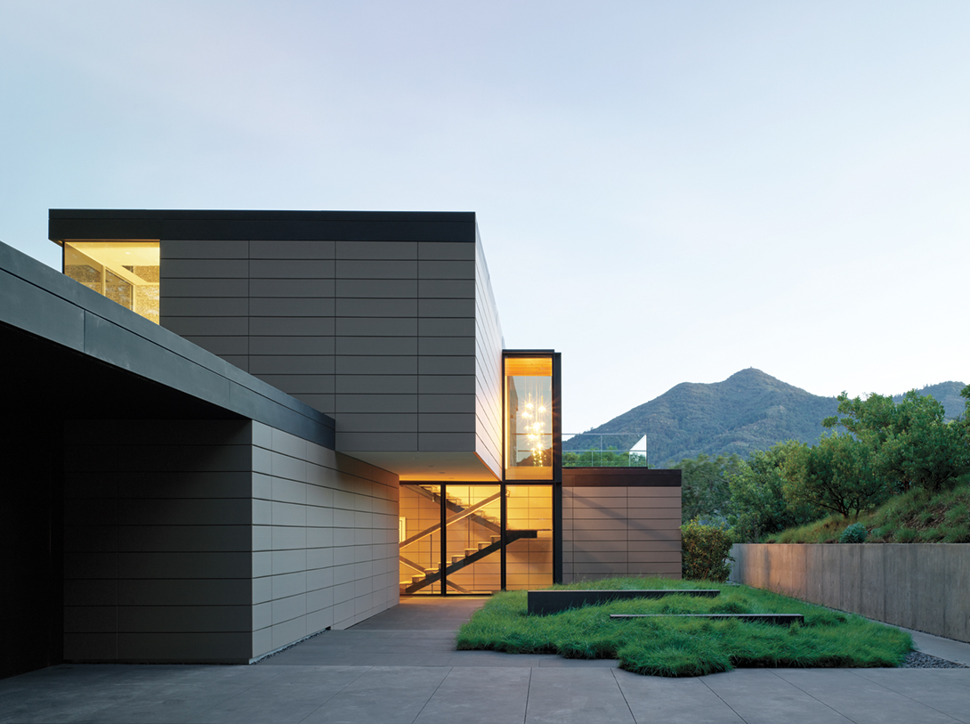 A Japanese Inspired Modernist Hilltop House in Ross SPACES Magazine