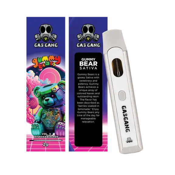 GAS GANG VAPES GUMMY BEARS 2 GRAM Space Station Delivery