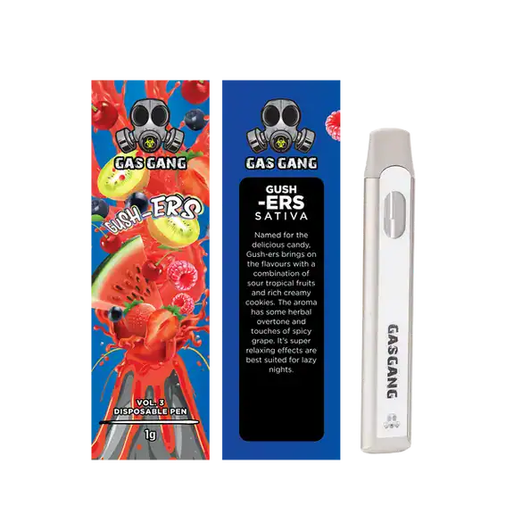 GAS GANG VAPES GUSHERS 1 GRAM Space Station Delivery