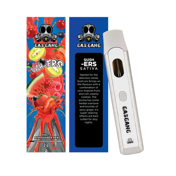 GAS GANG VAPES GUSHERS 2 GRAM Space Station Delivery