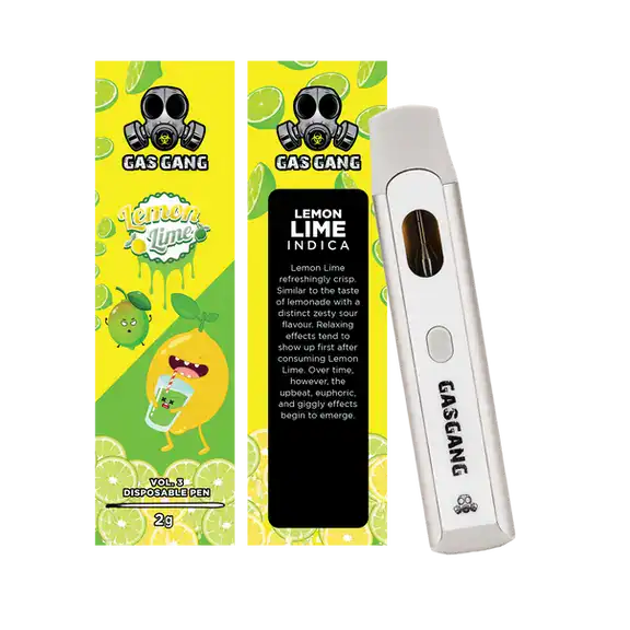 GAS GANG VAPES LEMON LIME 2 GRAM Space Station Delivery