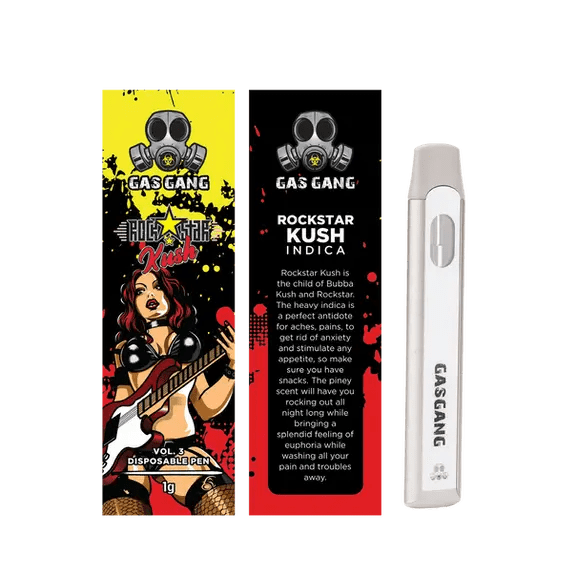GAS GANG VAPES ROCKSTAR KUSH 1 GRAM Space Station Delivery