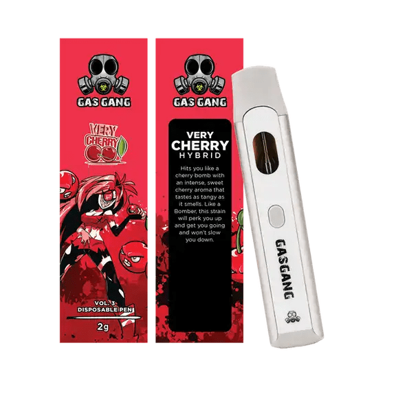 GAS GANG VAPES VERY CHERRY 2 GRAM Space Station Delivery
