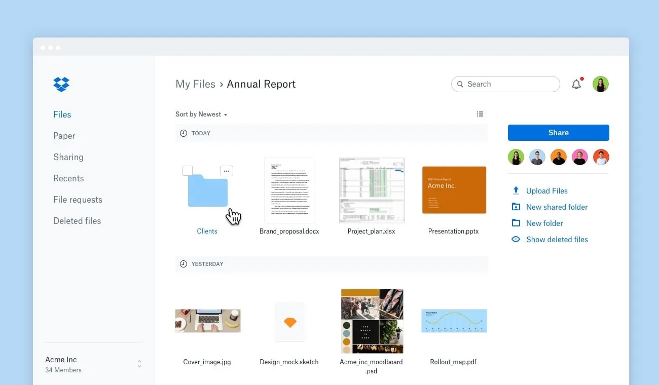 Dropbox SPACE TO CREATE