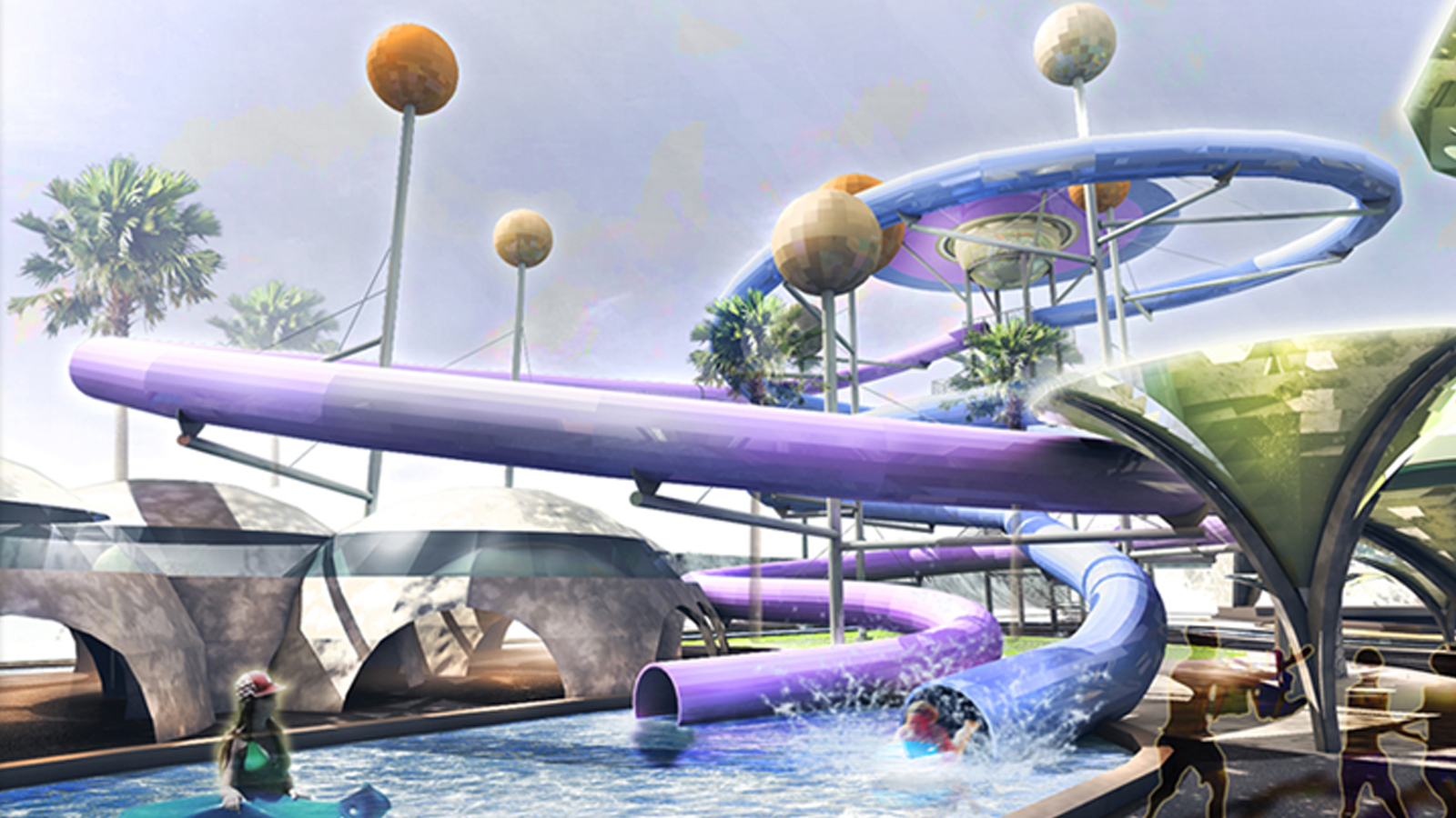 Tiara Waterpark Sumatera SPACIA LANDSCAPE