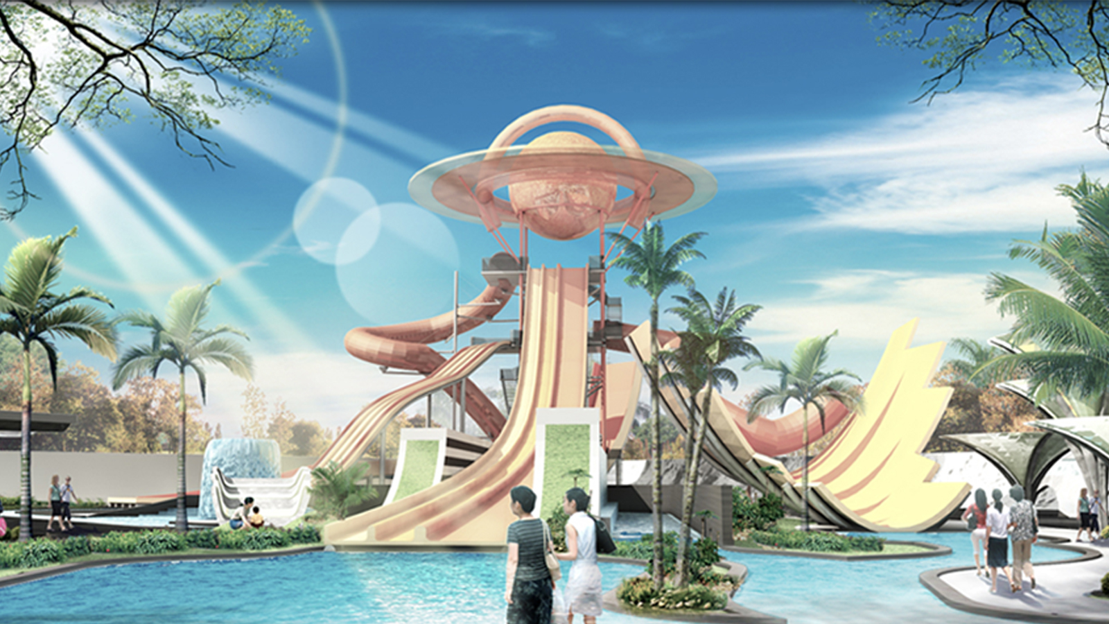 Tiara Waterpark Sumatera SPACIA LANDSCAPE