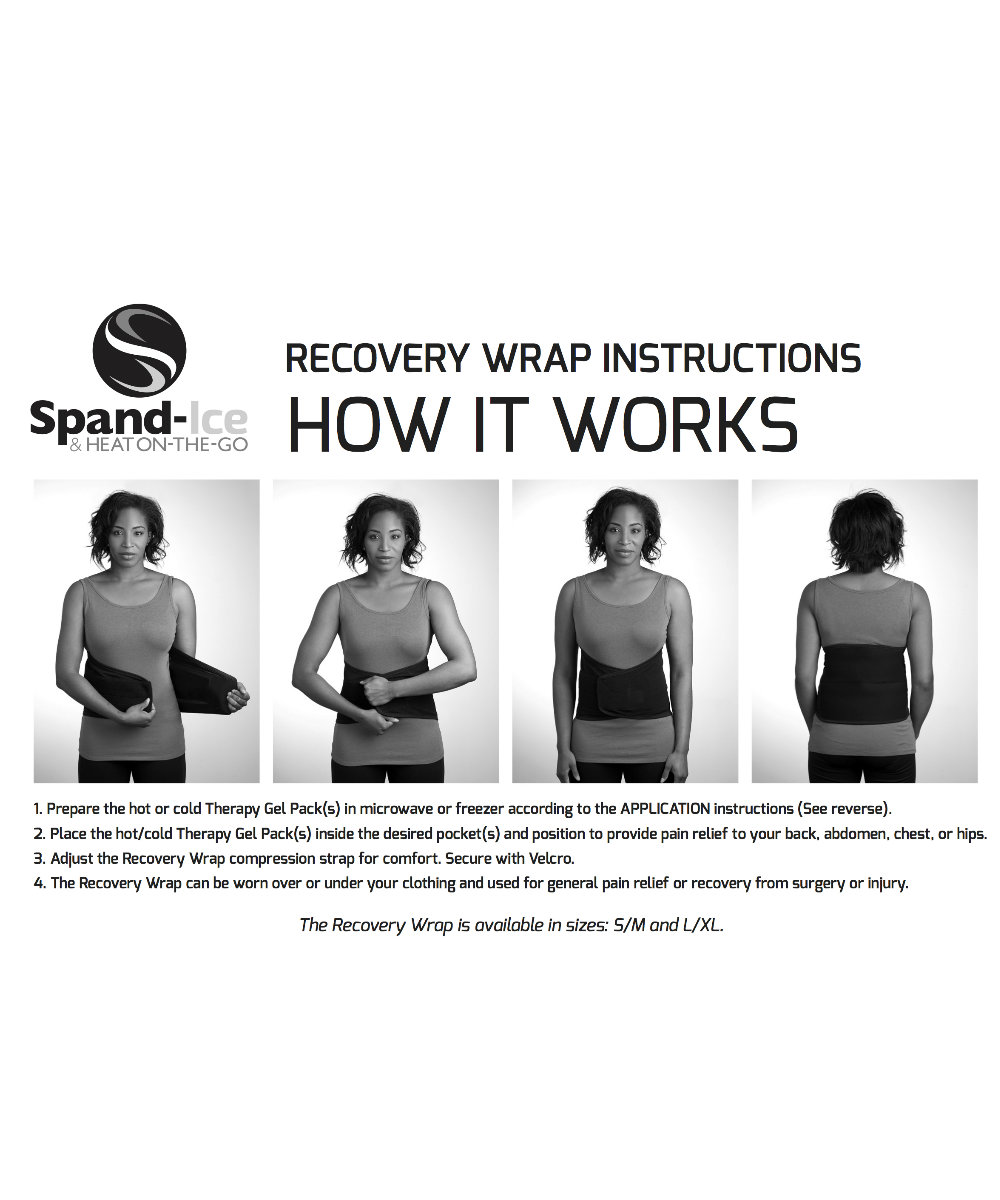 Postpartum Recovery Wrap Belly Band, ICE, CSection, Back Pain Relief.