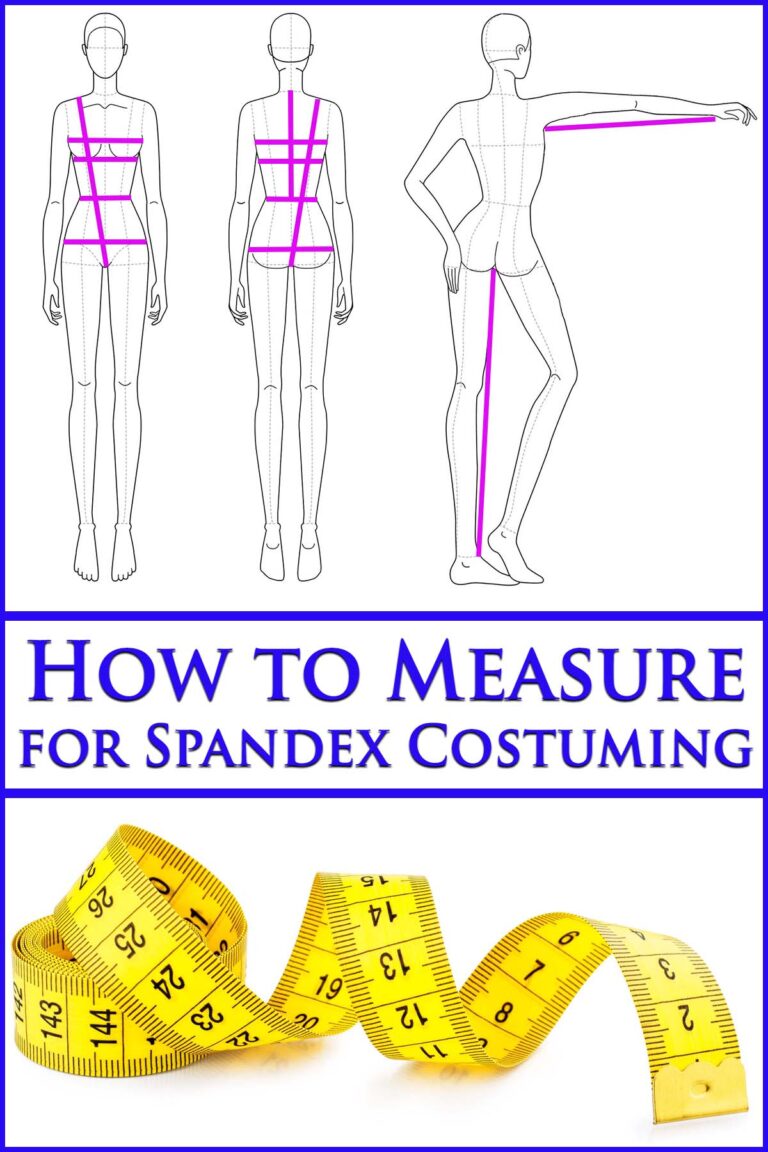How to Measure for Spandex Costuming Spandex Simplified