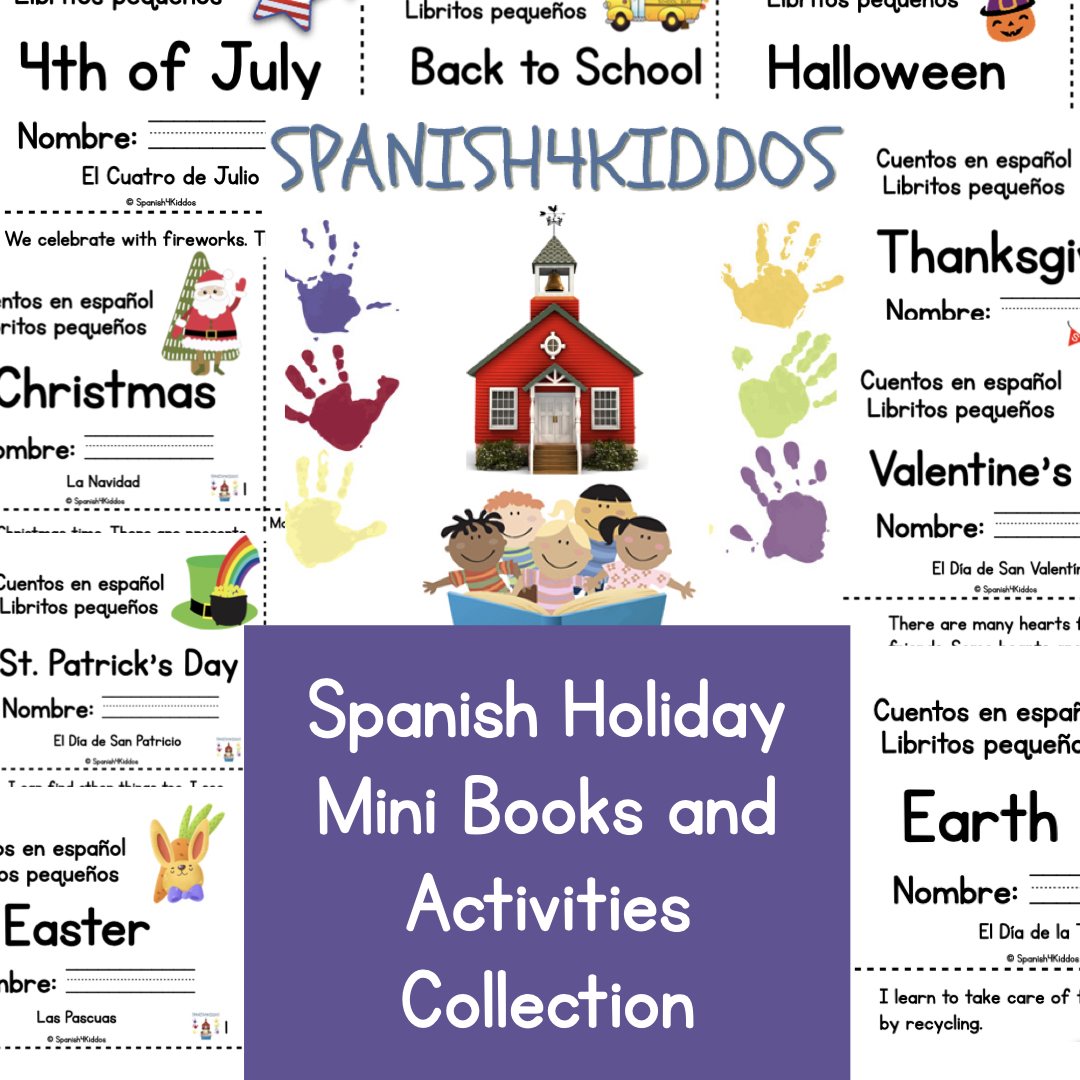 Spanish Holiday MiniBooks and Activities Collection • Spanish4Kiddos