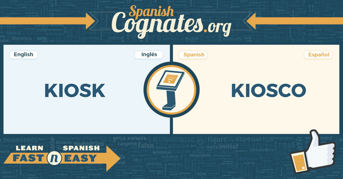 kiosk in Spanish is kiosco Learn Spanish Fast