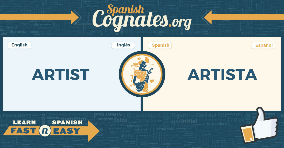 artist in Spanish is artista Learn Spanish Fast